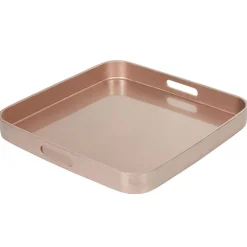 Plateau carré couleur cuivre^Gifi Outlet