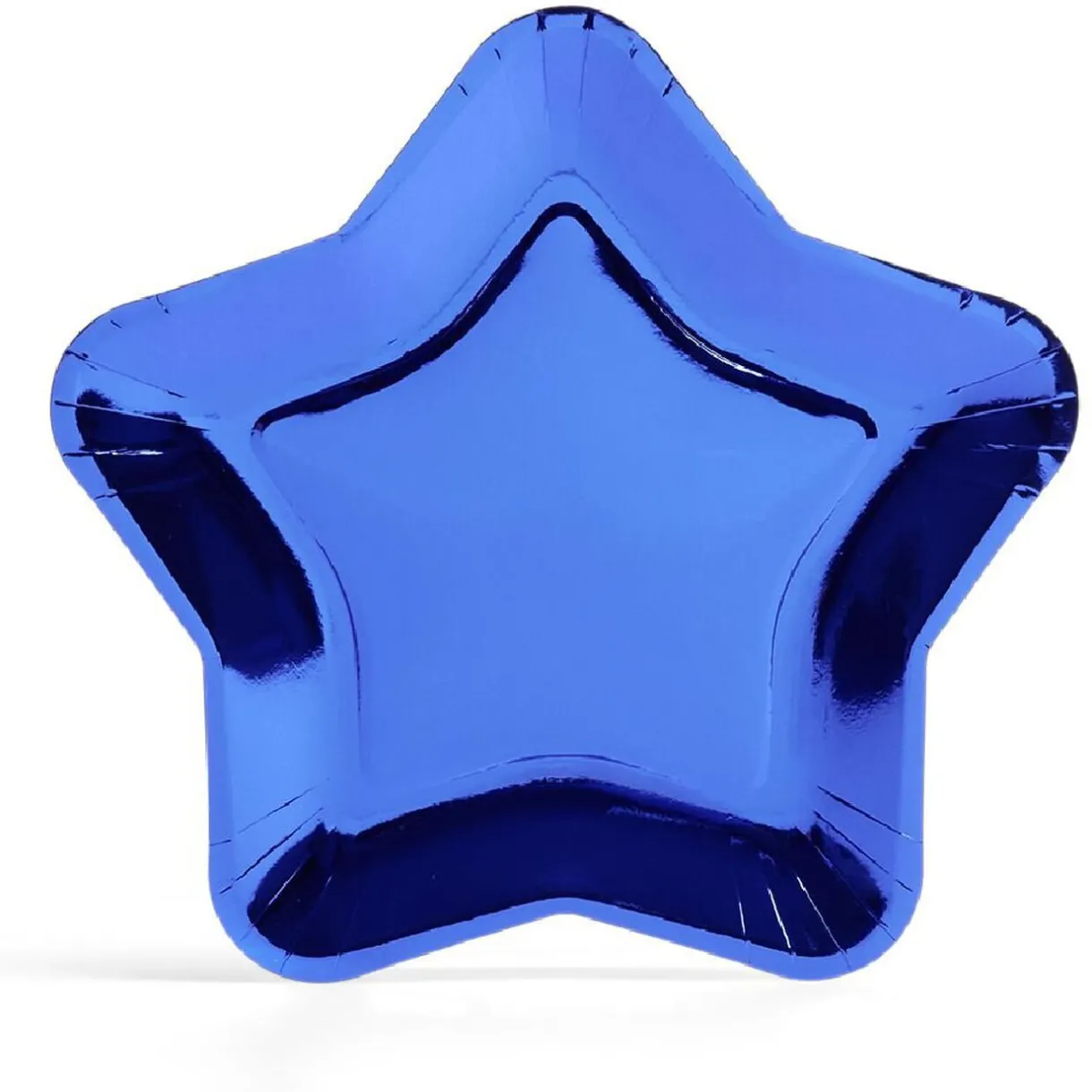 Plateau carton étoile bleu Ø24,5cm x6^Gifi Best