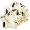 Plateau carton étoile doré Ø24,5cm x6^Gifi Discount