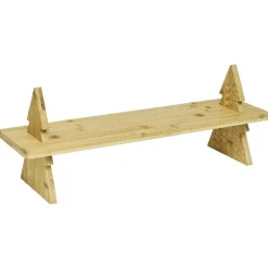 Plateau de présentation en bambou design sapin L60cm^Gifi