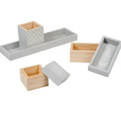 Plateau de rangement déco bois gris naturel^Gifi Hot