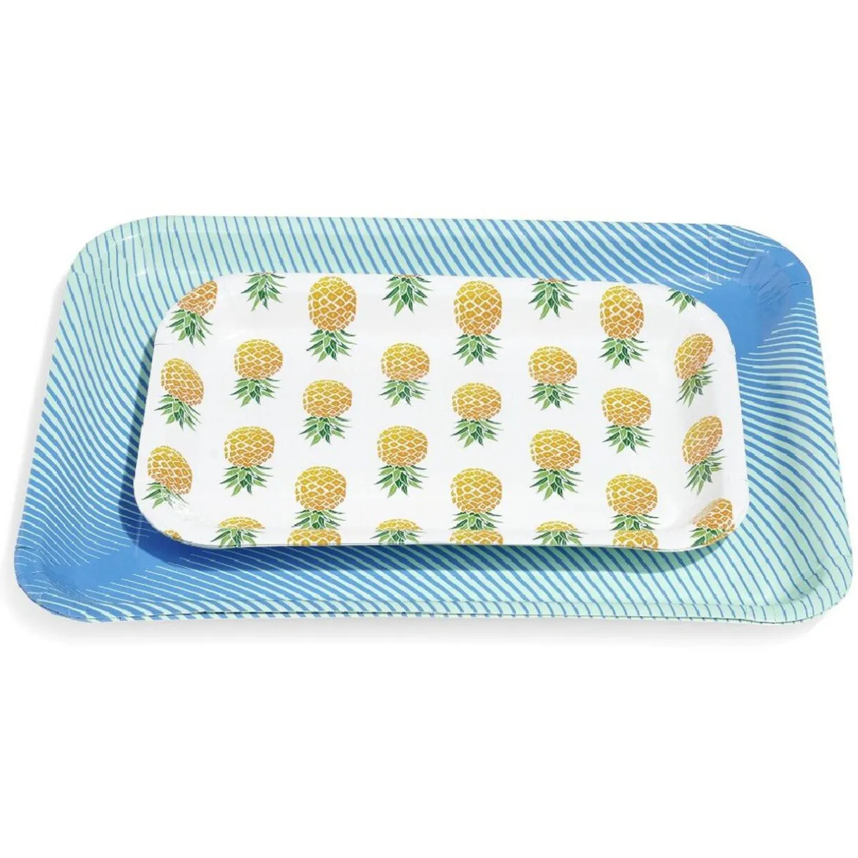 Plateau de service en carton style tropical x 5^Gifi Discount