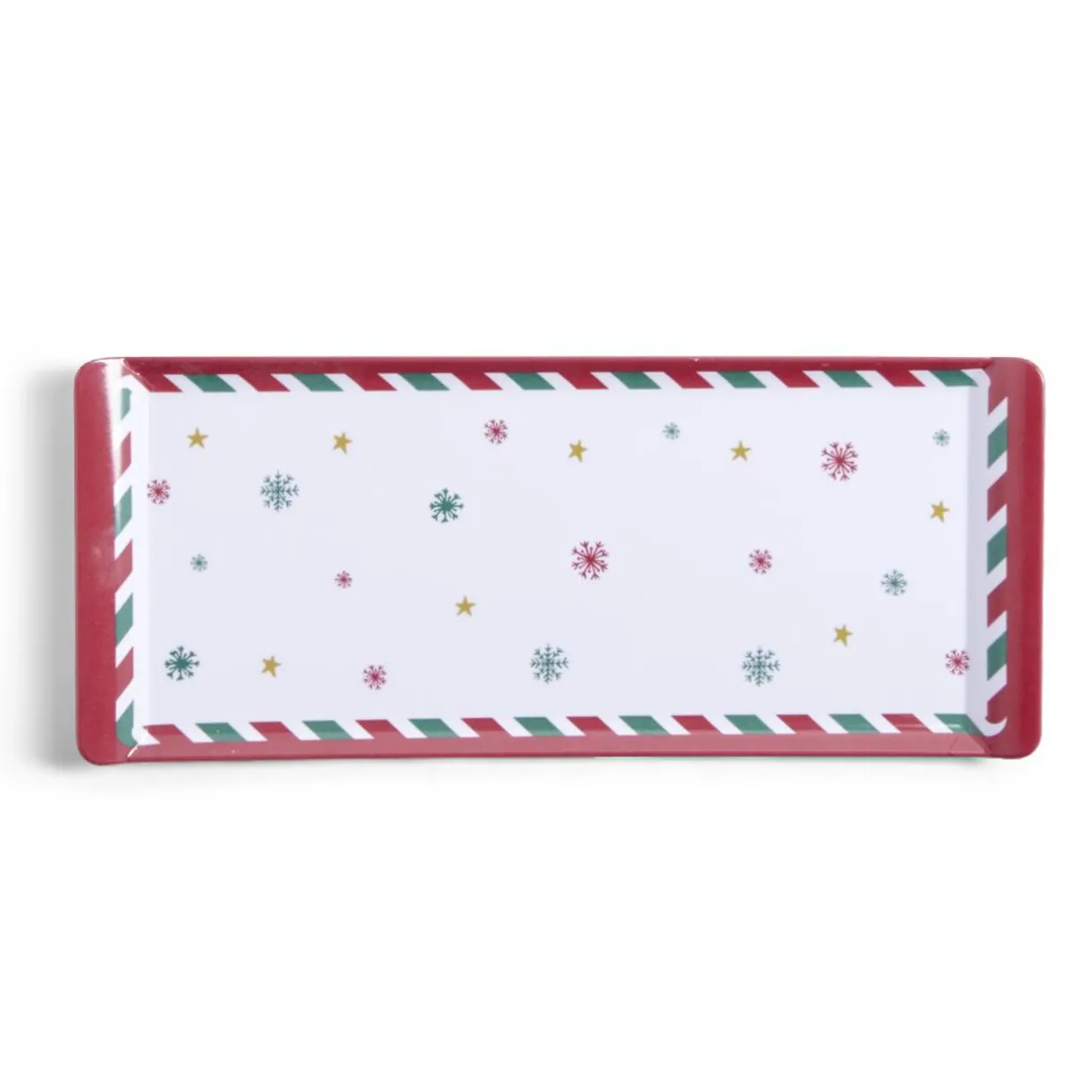 Plateau de service rectangulaire mélaminé Noël traditionnel 18,8x37,4cm^Gifi Best
