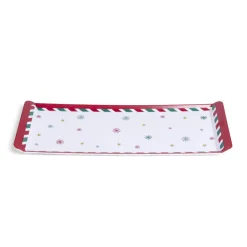 Plateau de service rectangulaire mélaminé Noël traditionnel 18,8x37,4cm^Gifi Best