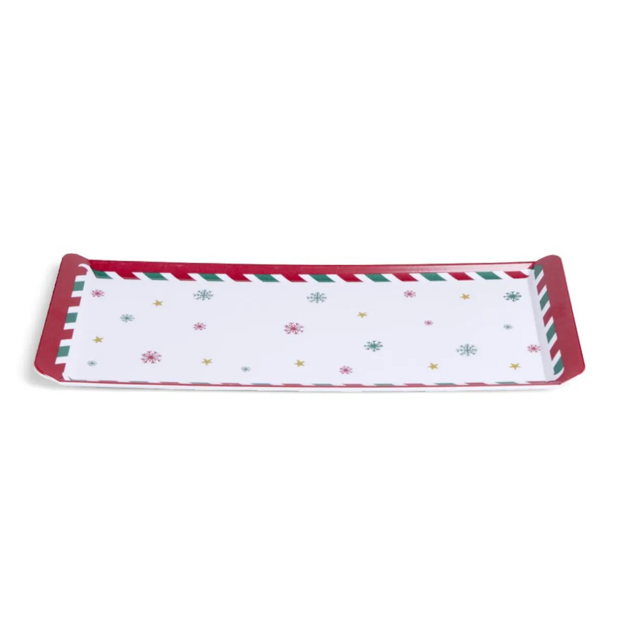 Plateau de service rectangulaire mélaminé Noël traditionnel 18,8x37,4cm^Gifi Best