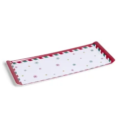 Plateau de service rectangulaire mélaminé Noël traditionnel 18,8x37,4cm^Gifi Best