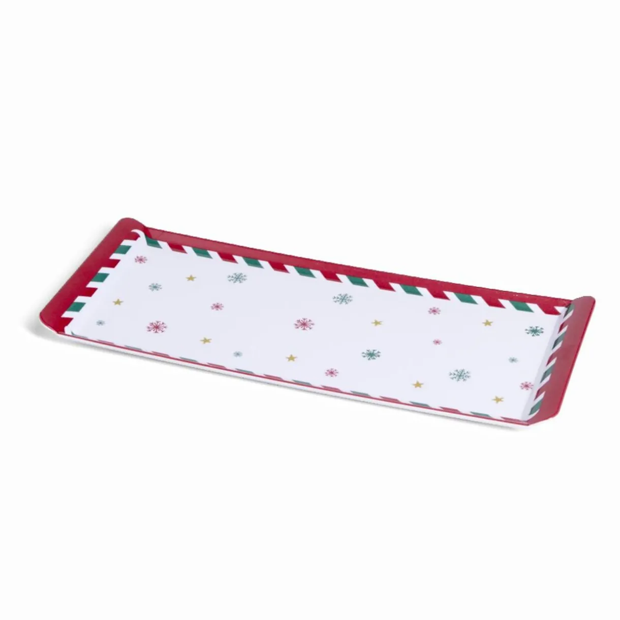 Plateau de service rectangulaire mélaminé Noël traditionnel 18,8x37,4cm^Gifi Best