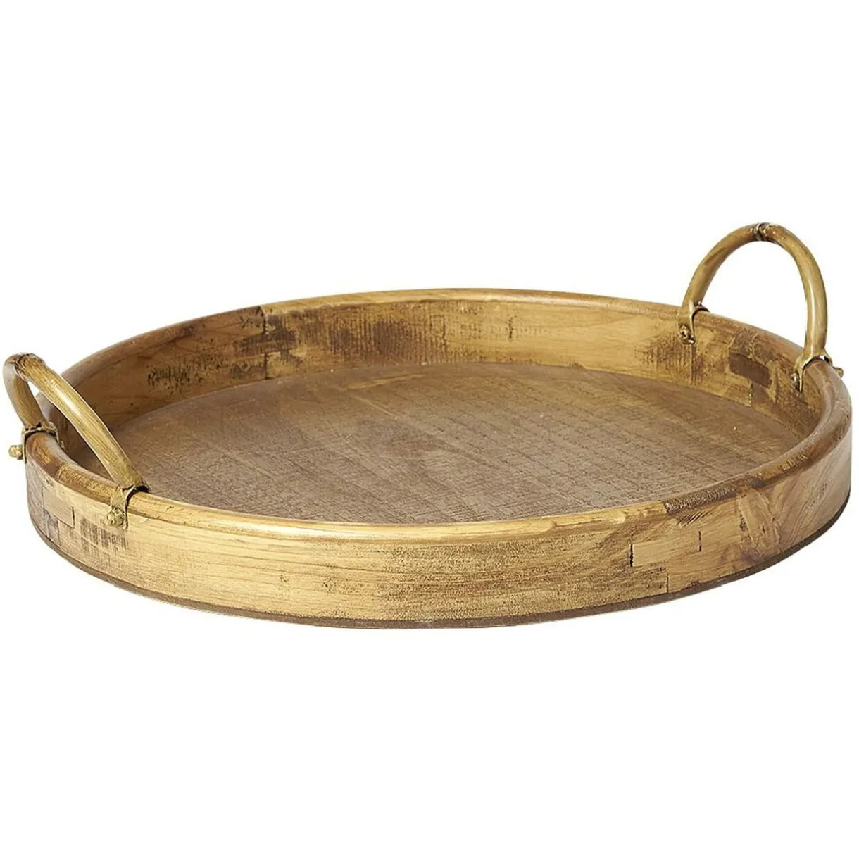 Plateau en bois Ø39 cm^Gifi Outlet