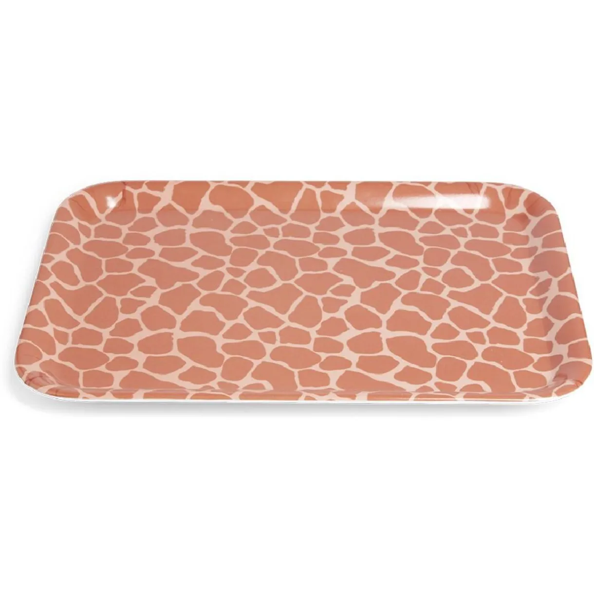 Plateau mélaminé orange 28,7x21,7x1,5cm^Gifi Hot