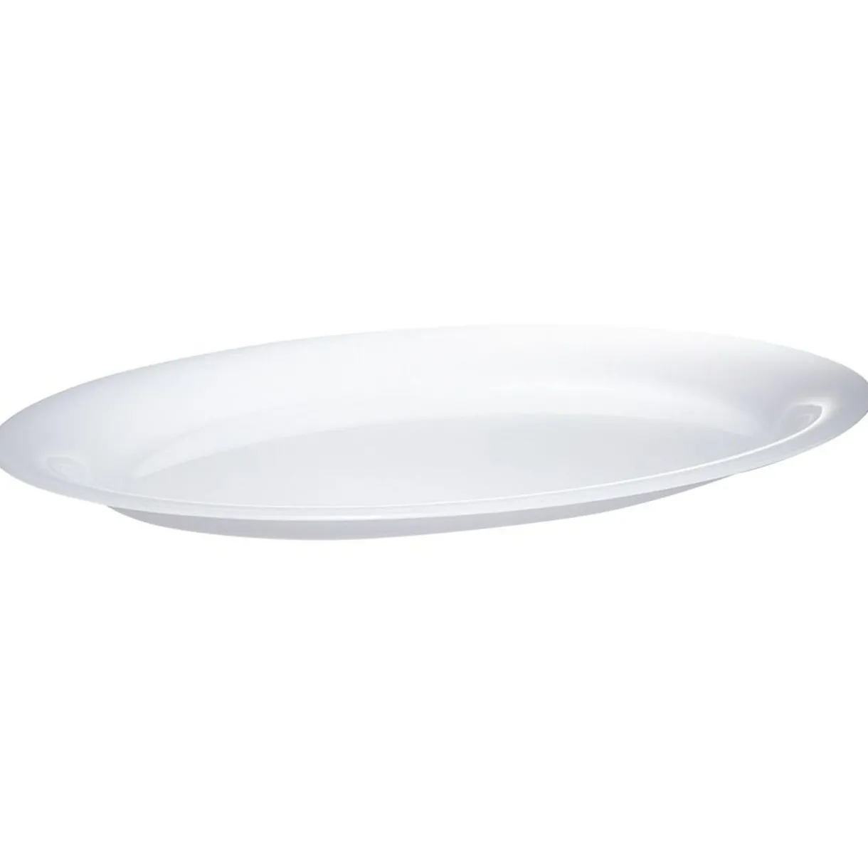 Plateau ovale plastique blanc^Gifi Outlet