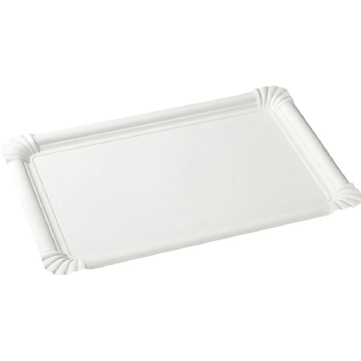 Plateau rectangulaire blanc en carton x5^Gifi Sale