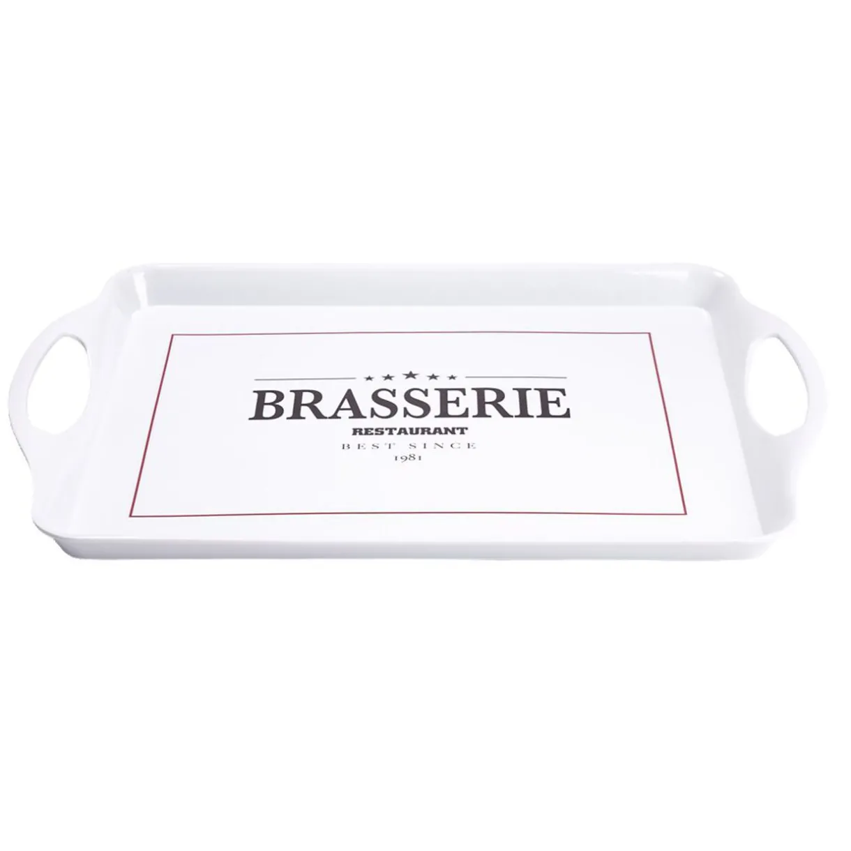 Plateau rectangulaire brasserie restaurant blanc 34x50,5cm^Gifi Sale