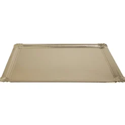 Plateau rectangulaire doré en carton x3^Gifi Clearance
