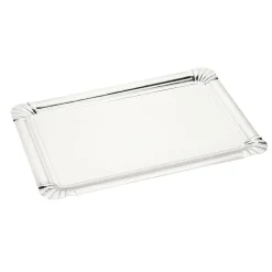 Plateau rectangulaire en carton argenté x 5^Gifi Clearance