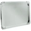 Plateau rectangulaire en carton argenté x 5^Gifi Hot