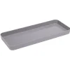 Hot Gifi Plateau rectangulaire gris plastique 26x11xH2cm