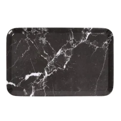 Plateau rectangulaire mélaminé effet marbre gris et blanc 19x30cm^Gifi Sale
