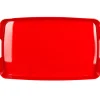 Plateau rectangulaire rouge^Gifi Outlet