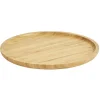 Plateau rond bambou naturel^Gifi