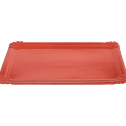 Plateau rouge brillant carton x5^Gifi Discount