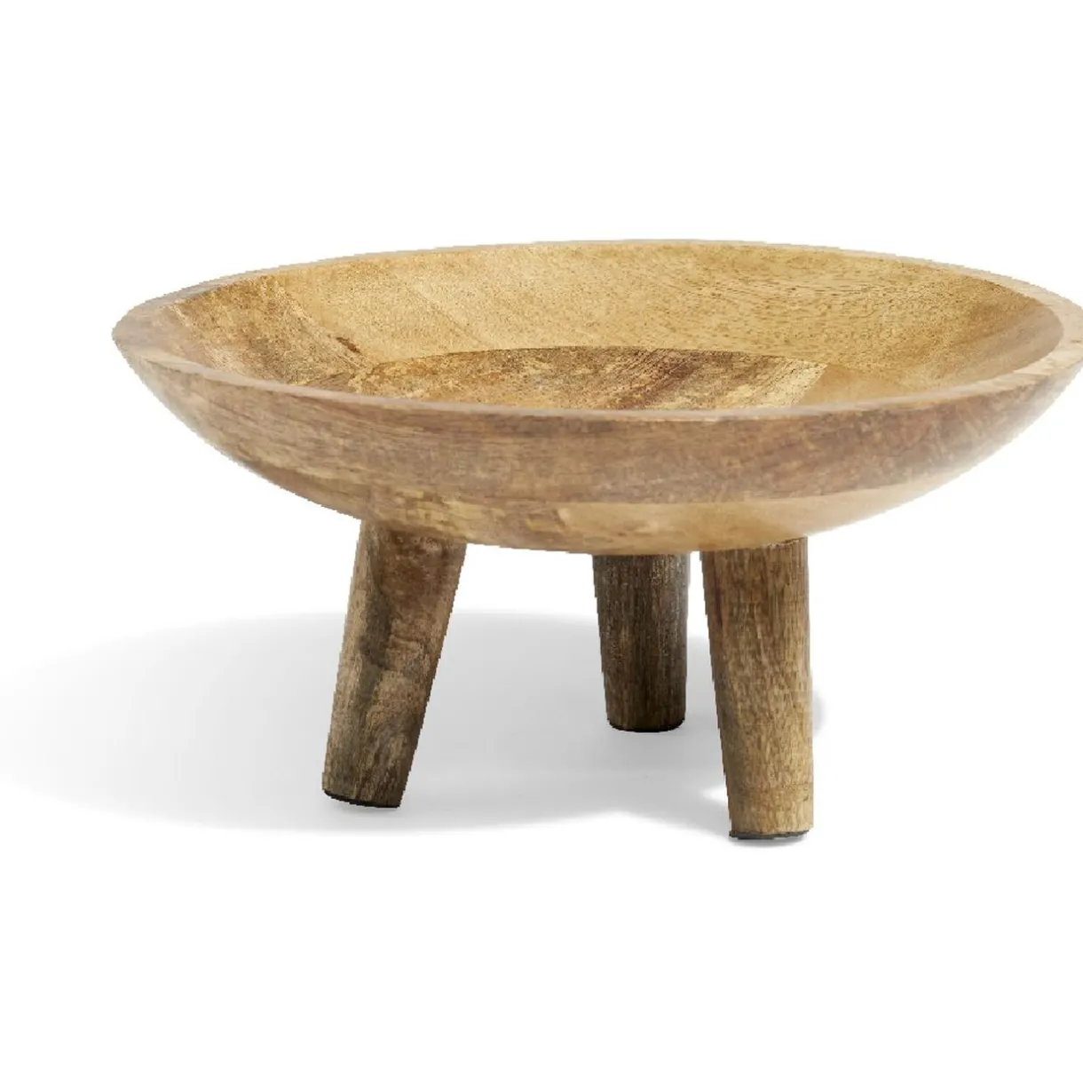 Plateau sur pied bois foncé^Gifi