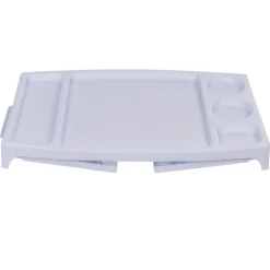 Plateau sur pied plastique pliable blanc^Gifi Hot