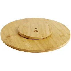 Plateau tournant en bambou naturel Ø35cm^Gifi Best