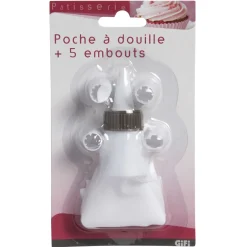 Poche à douille et ses 5 embouts^Gifi Outlet