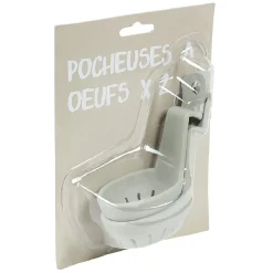Pocheuse à oeuf en silicone x2^Gifi Sale