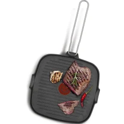 Poêle grill TEFAL Idéal 24x24 cm^Gifi Best