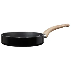 Poêle noire manche effet bois Ø 20^Gifi Best