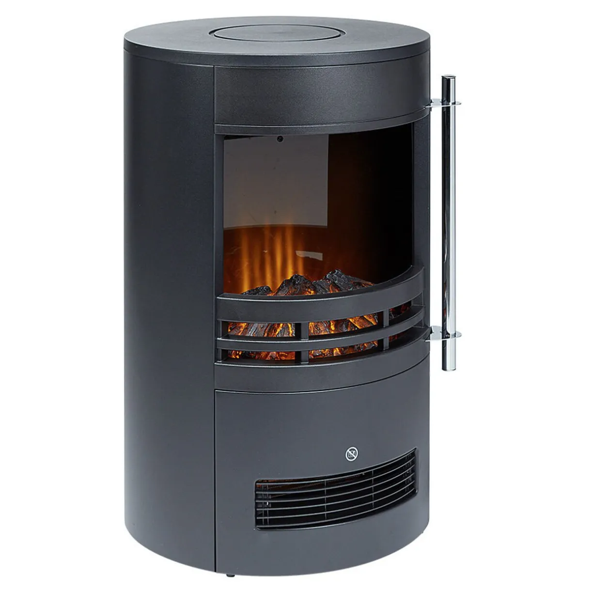 Gifi Poêle soufflant 2en1 Homday déco effet flamme