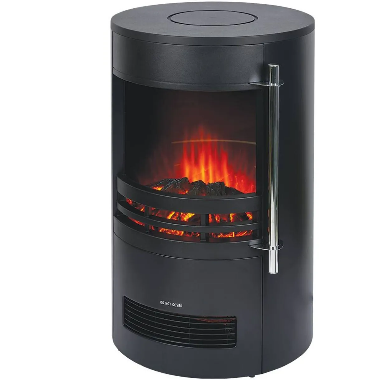 Gifi Poêle soufflant 2en1 Homday déco effet flamme