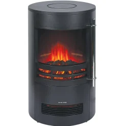 Gifi Poêle soufflant 2en1 Homday déco effet flamme