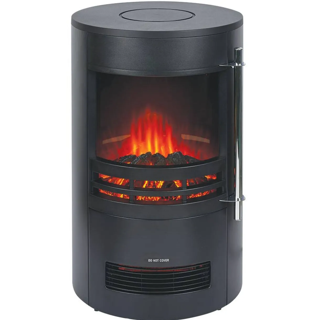 Gifi Poêle soufflant 2en1 Homday déco effet flamme