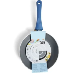 Poêle tous feux Ø24cm aluminium gris et bleu^Gifi Discount