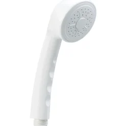 Outlet Gifi Pommeau de douche à 1 jet plastique blanc