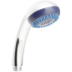 Discount Gifi Pommeau de douche à 3 jets acier gris argenté