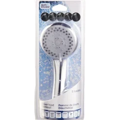 Discount Gifi Pommeau de douche 5 fonctions abs gris