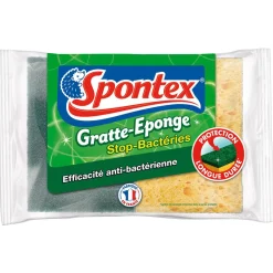 Nettoyage Et Entretien|Gifi Éponge grattante stop bactérie Spontex x 2