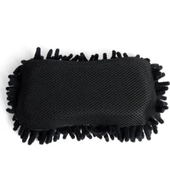 Nettoyage Et Entretien|Gifi Éponge nettoyante voiture microfibre rouge avec filet spéciale finition