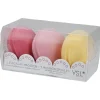 Hot Gifi Éponges cosmetique forme macaron lot de 3
