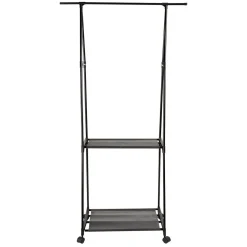 Rangement|Gifi Portant avec tablettes métal noir