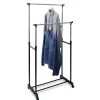 Rangement|Gifi Portant double en métal L80xl42xH95/165 cm