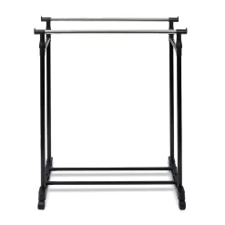 Rangement|Gifi Portant double en métal L80xl42xH95/165 cm