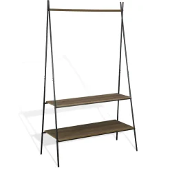 Rangement|Gifi Portant et rangement chaussures 2 niveaux métal et bois