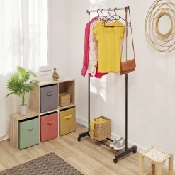 Rangement|Gifi Portant simple hauteur extensible 97-160 cm