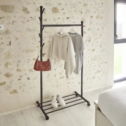 Rangement|Gifi Portant vêtements 3 en1