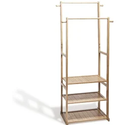 Rangement|Gifi Portant vêtements double bambou
