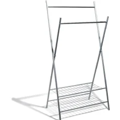 Rangement|Gifi Portant vêtements double gris